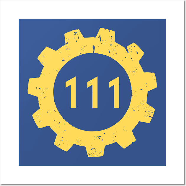 VAULT 111 Wall Art by Absoluttees